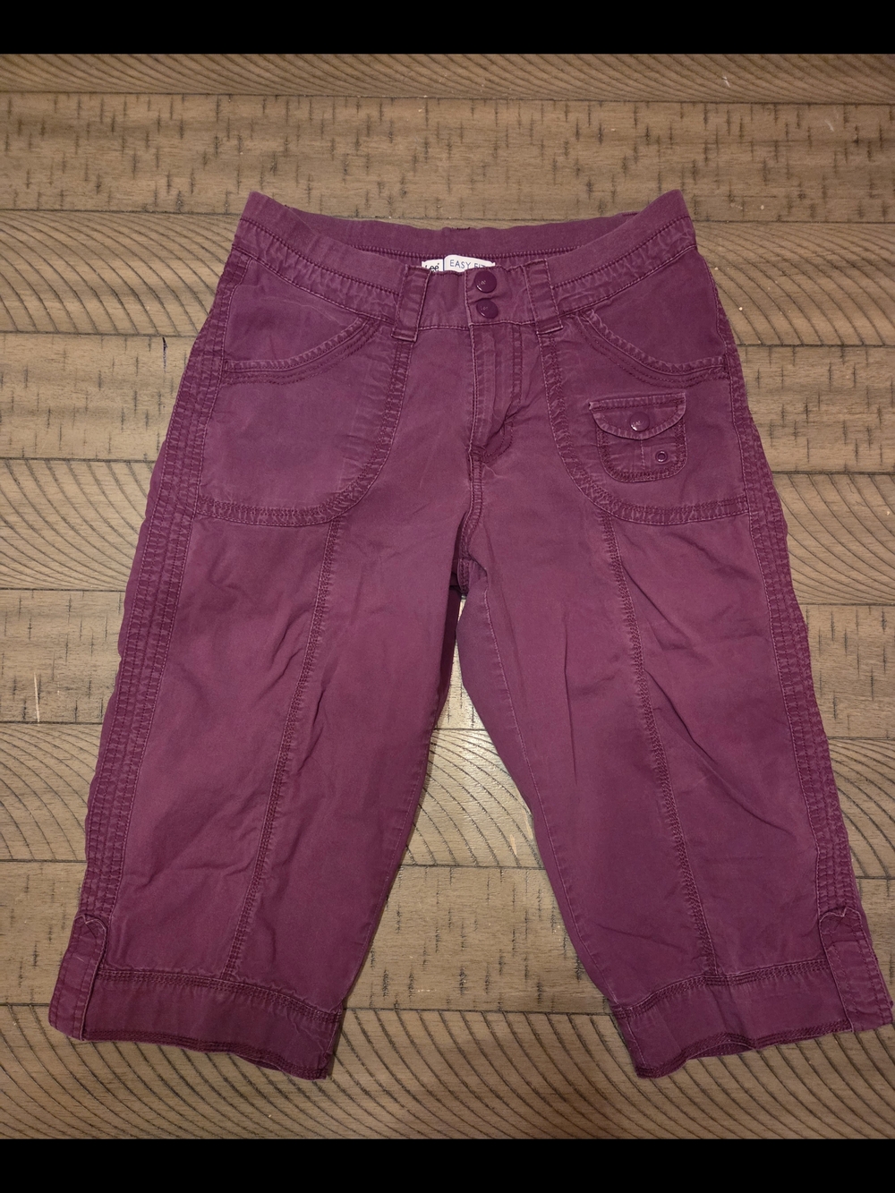 Lee Girls' Magenta Cargo Shorts